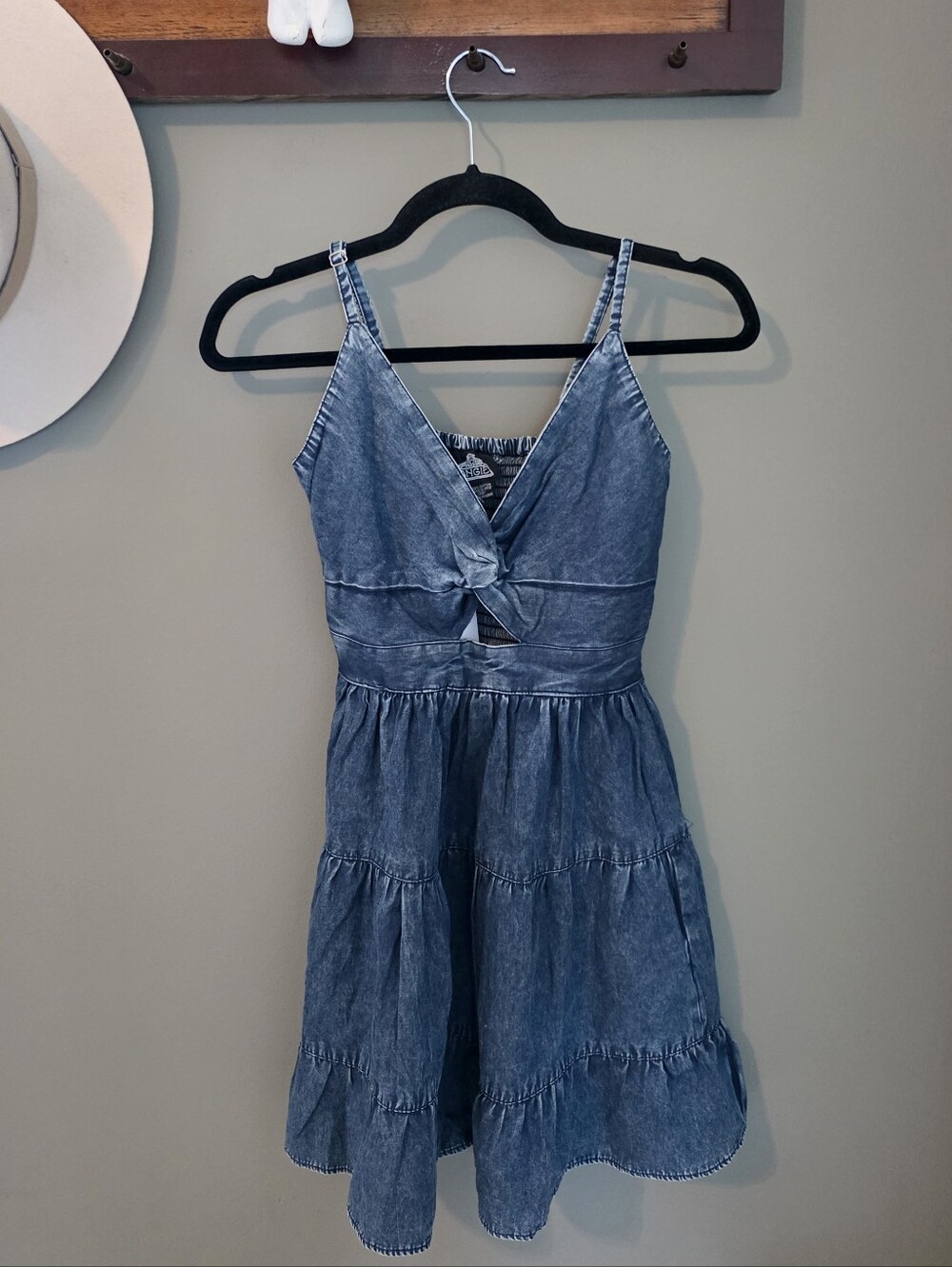 Angie New Chambray Dress Size XS